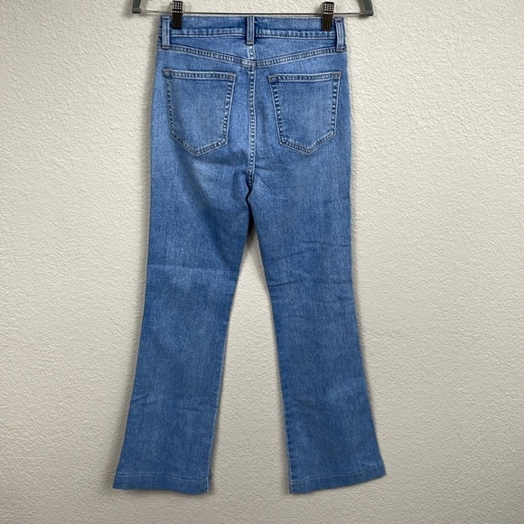 Gap High Rise Flare Jeans Light Katie Wash Sz 0 25 - Picture 3 of 10